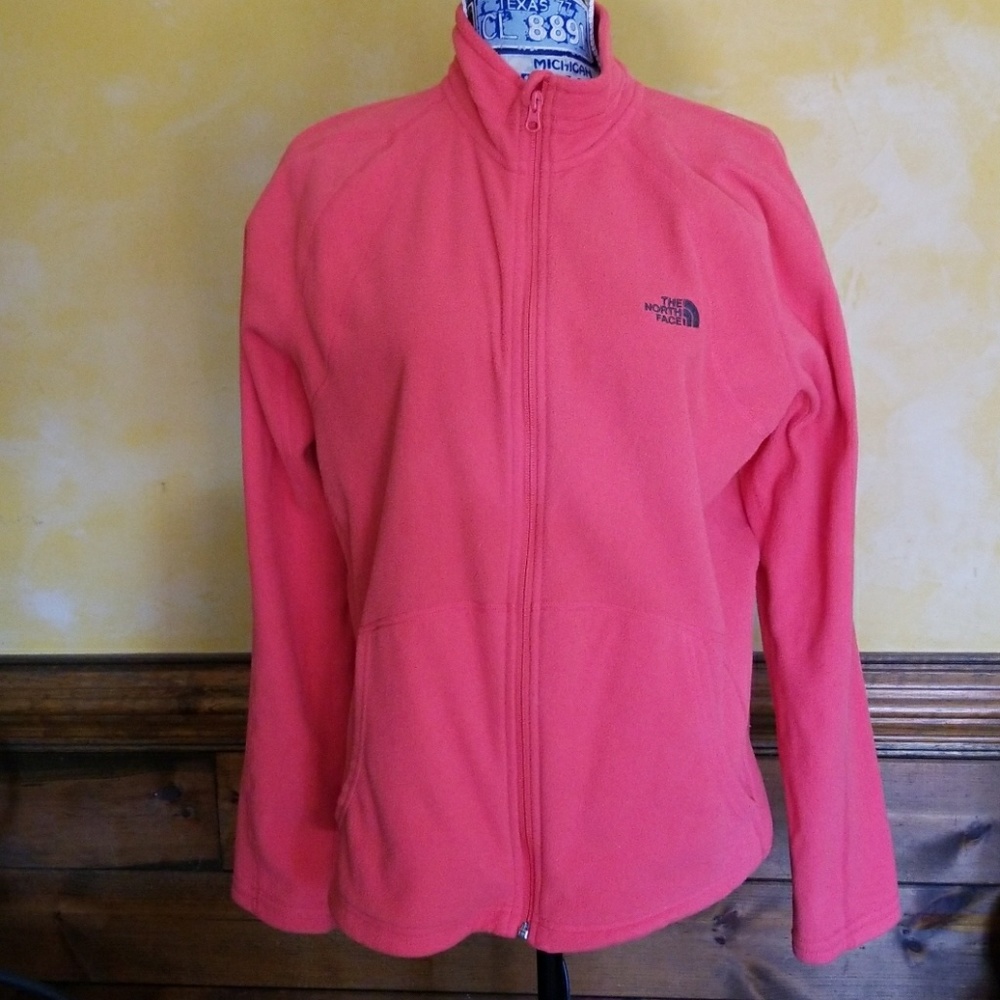 North Face Coral Pink XL Fleece